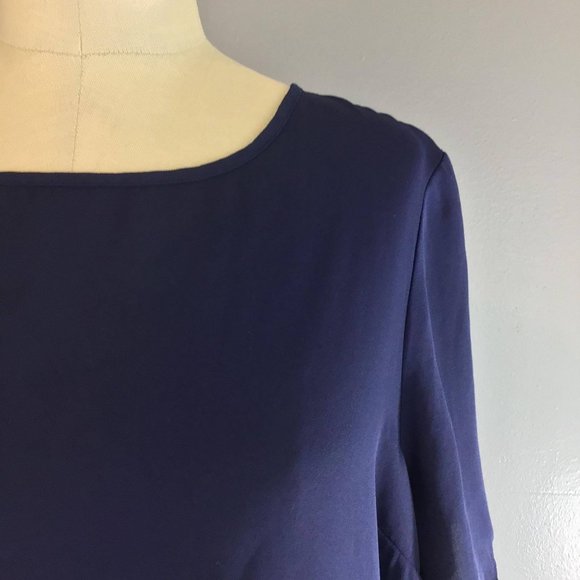 PINK ROSE Navy Top - Picture 2 of 7